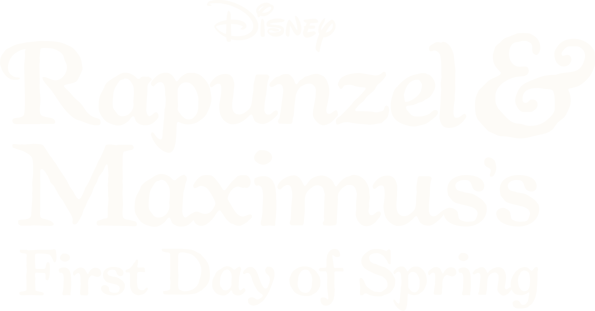 Rapunzel & Maximus's First Day of Spring!