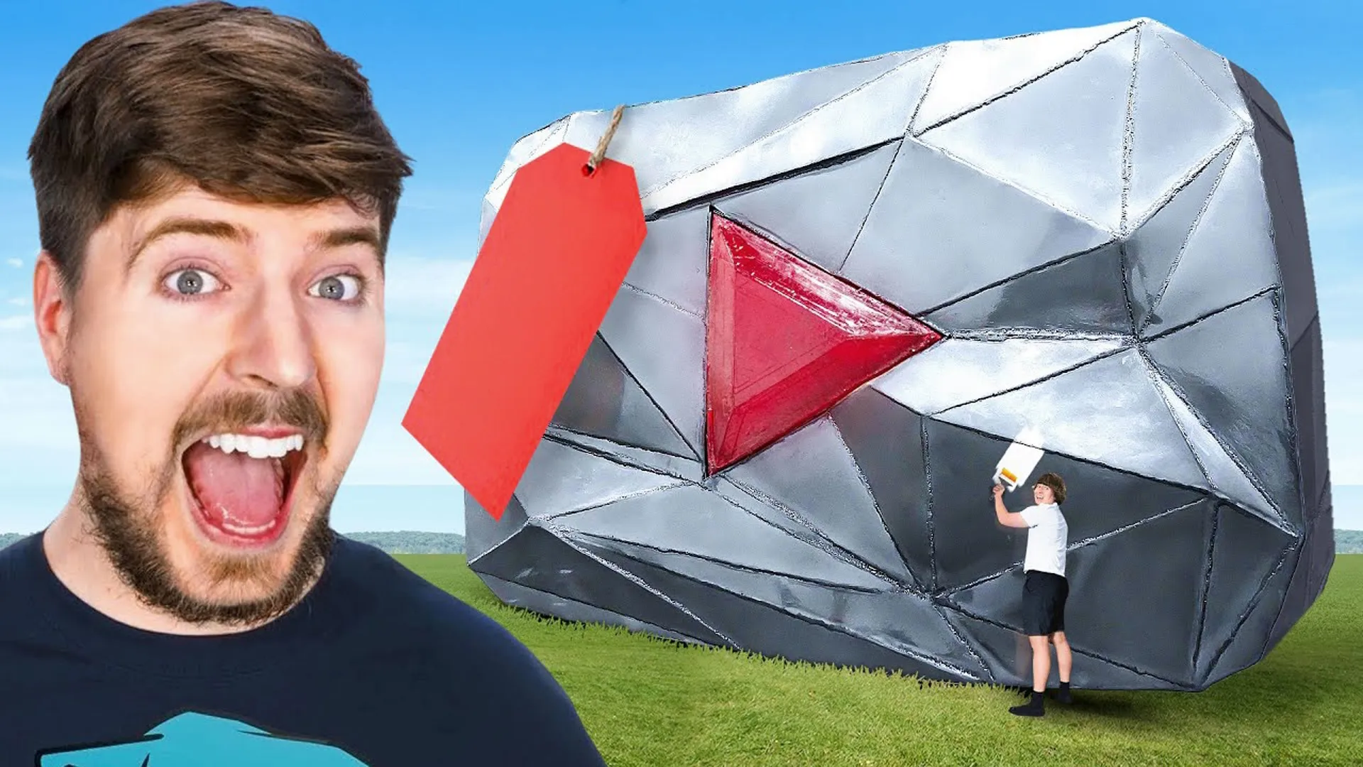 thumbnail - S1:E9 Building MrBeast's 100 Million Play Button!