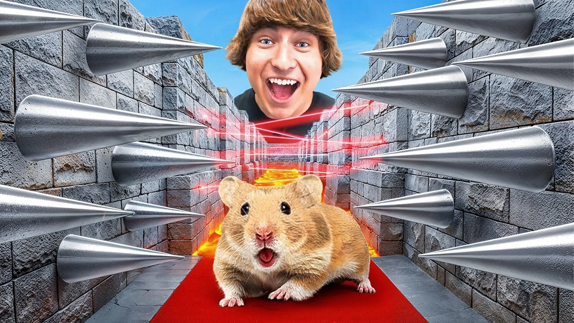 thumbnail - S1:E5 Building a Minecraft Maze for a Hamster to Escape!