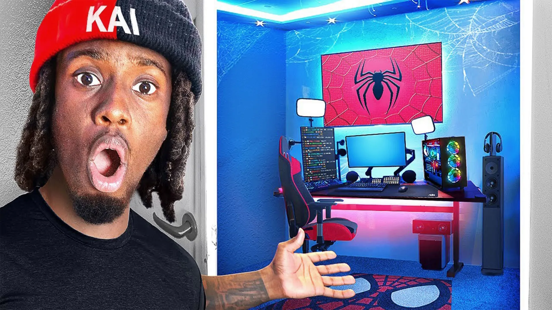 thumbnail - S1:E6 Matthew Beem Builds Kai Cenat His Dream Gaming Room!