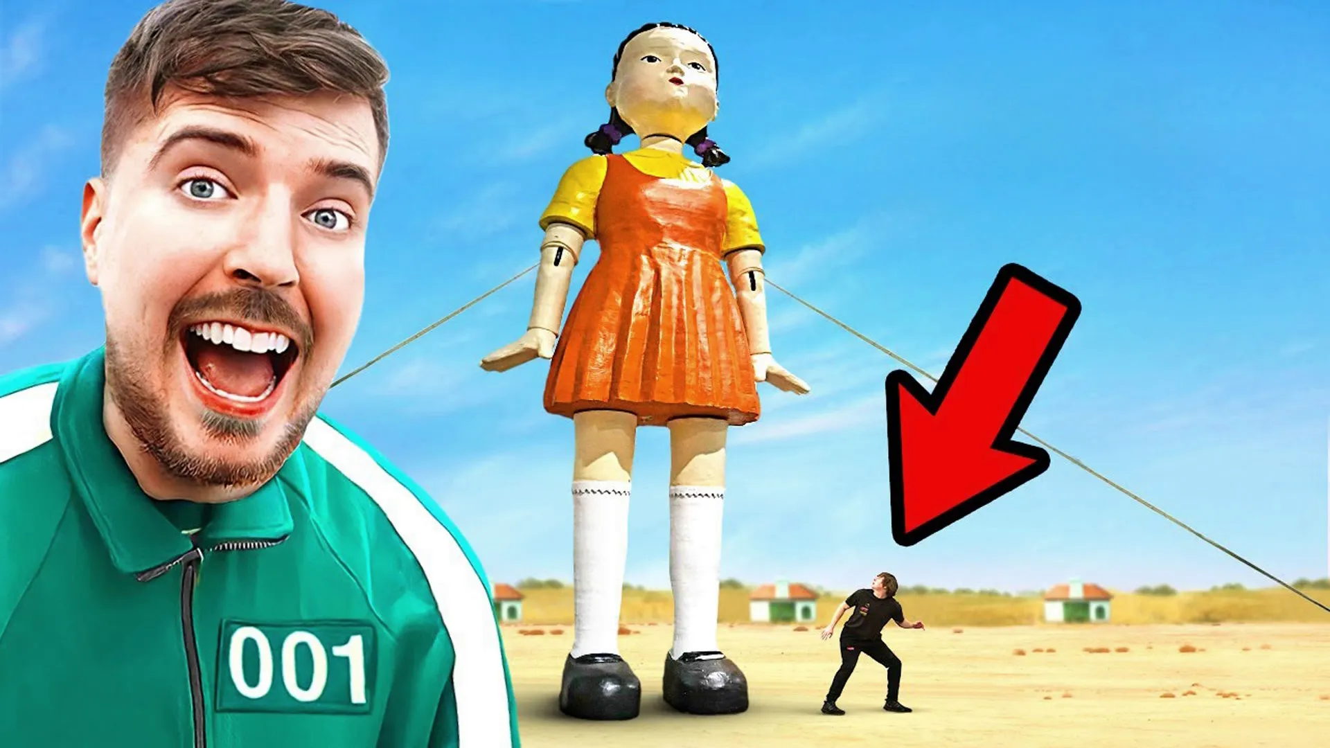 thumbnail - S1:E15 Building MrBeast a Squid Game Statue!