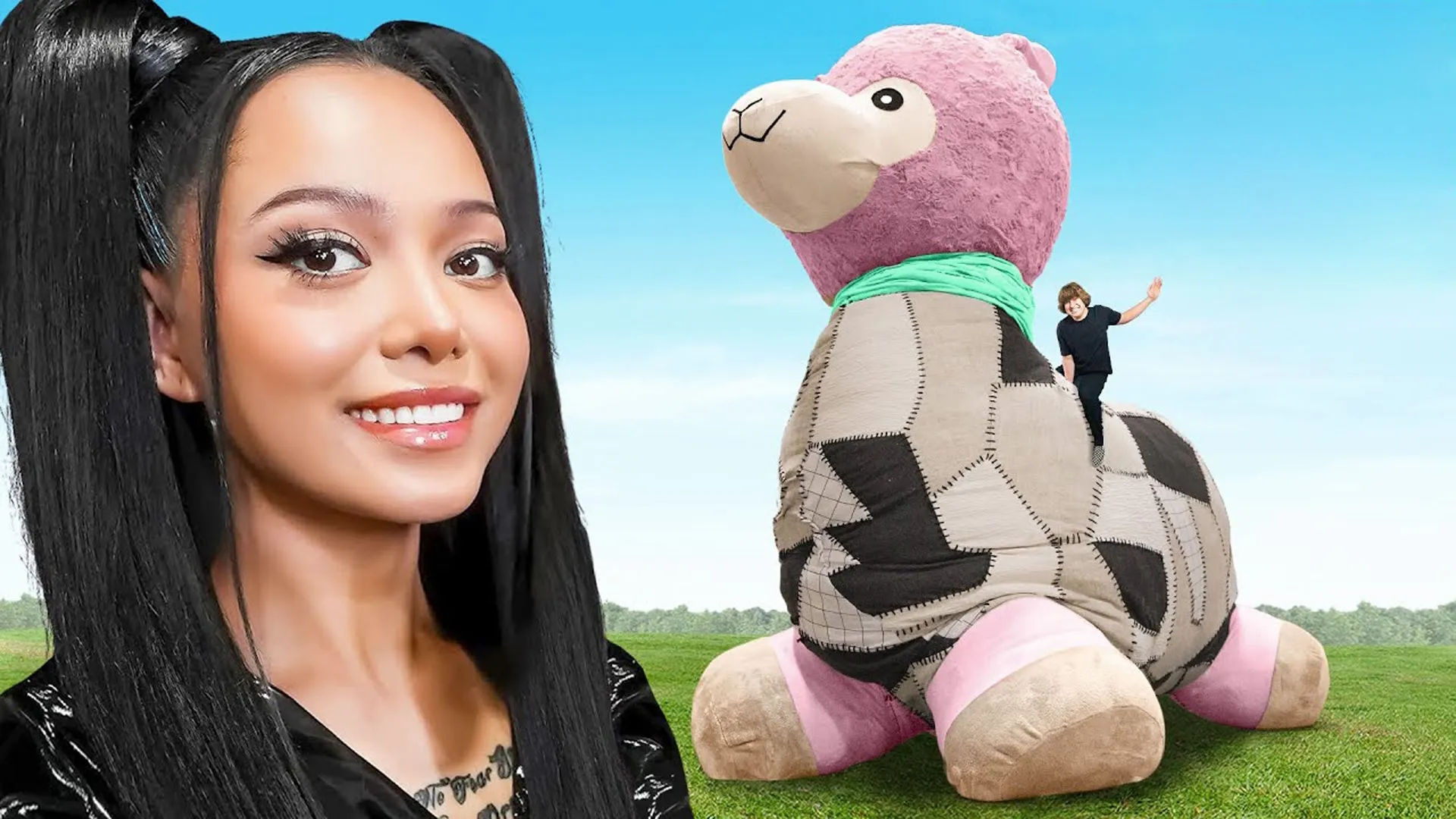 thumbnail - S1:E11 Matthew Beem Builds Bella Poarch a Giant Stuffed Animal!