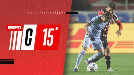 thumbnail - Compacto | Sulamericana 2026 |  Bolívar (BOL) x São Paulo (BRA) - 15 min