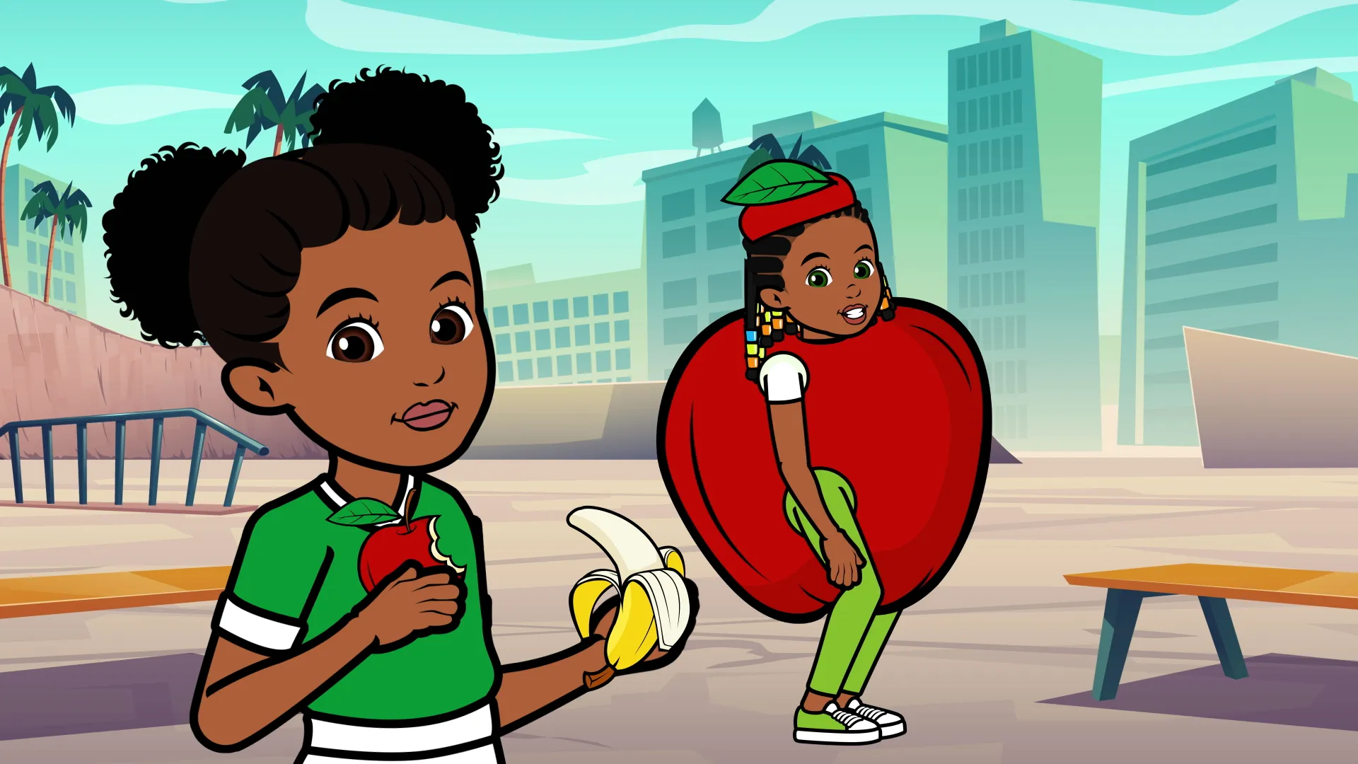 thumbnail - S2:E11 Apples and Bananas Song