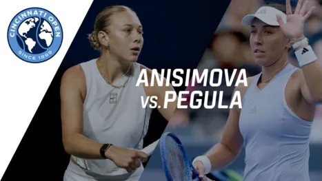 thumbnail - Amanda Anisimova (USA) vs. Jessica Pegula (USA) (Cuartos de Final)