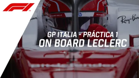 thumbnail - F1 GP Italia, práctica libre #1 | On Board Leclerc
