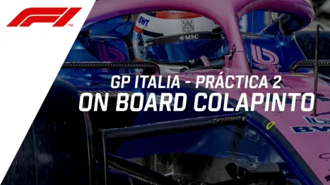thumbnail - F1 GP Italia, práctica libre #2 | On Board Colapinto