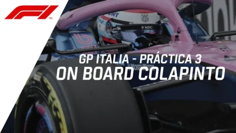 thumbnail - F1 GP Italia, práctica libre #3 | On Board Colapinto