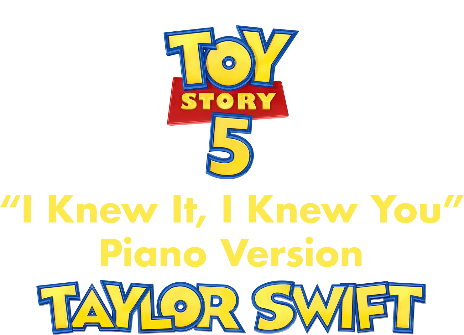 Taylor Swift “I Knew It, I Knew You” Piano Version Toy Story 5 Music Video