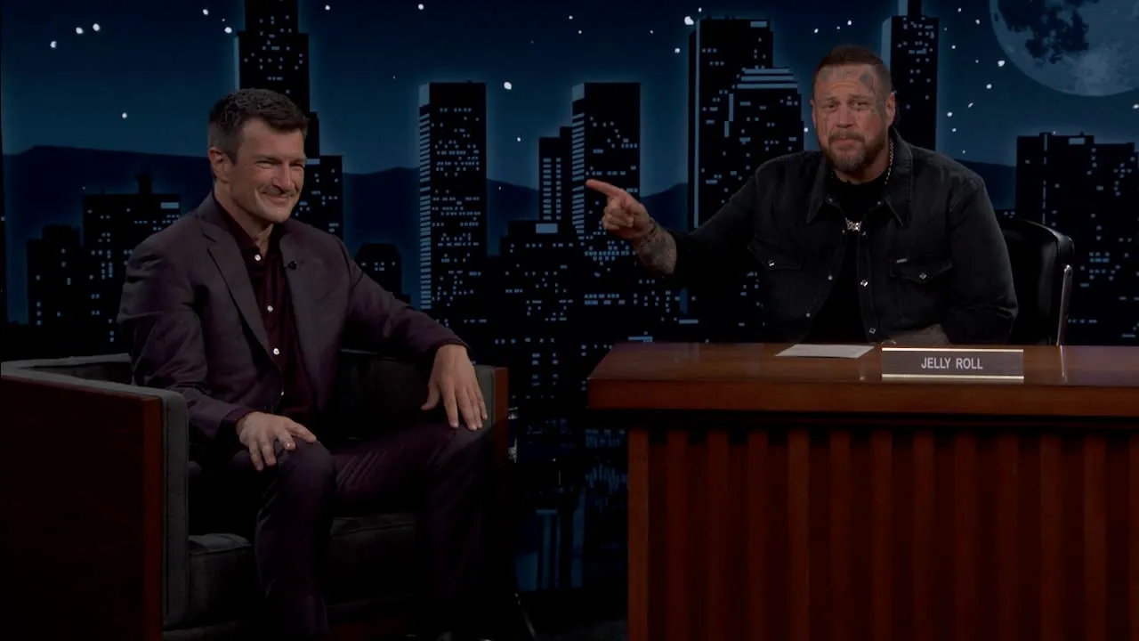 thumbnail - S24:E156 Jelly Roll; Nathan Fillion; Juicy J; Project Pat; Lecrae; Sara Niemietz