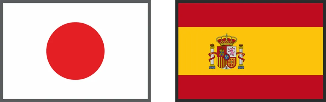 Spain vs. Japan