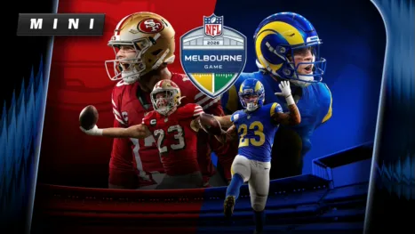 thumbnail - NFL Mini: 49ers vs Rams (Melbourne Game)