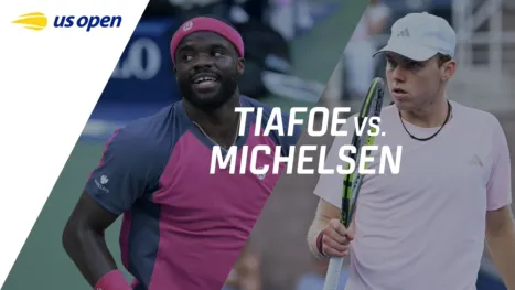 thumbnail -  F. Tiafoe (USA) vs. A. Michelsen (USA) | En español 