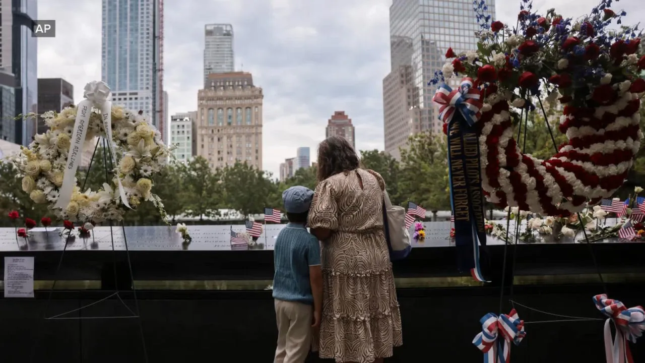 thumbnail - S1:E127 Families gather for ceremonies to commemorate the 25th anniversary of 9/11 attacks