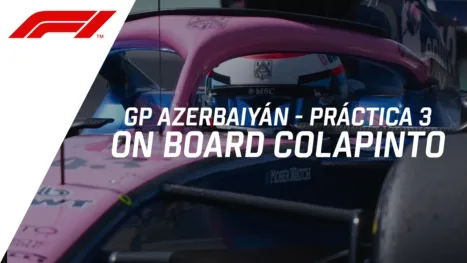 thumbnail - F1 GP Azerbaiyán, práctica libre #3 | On Board Colapinto