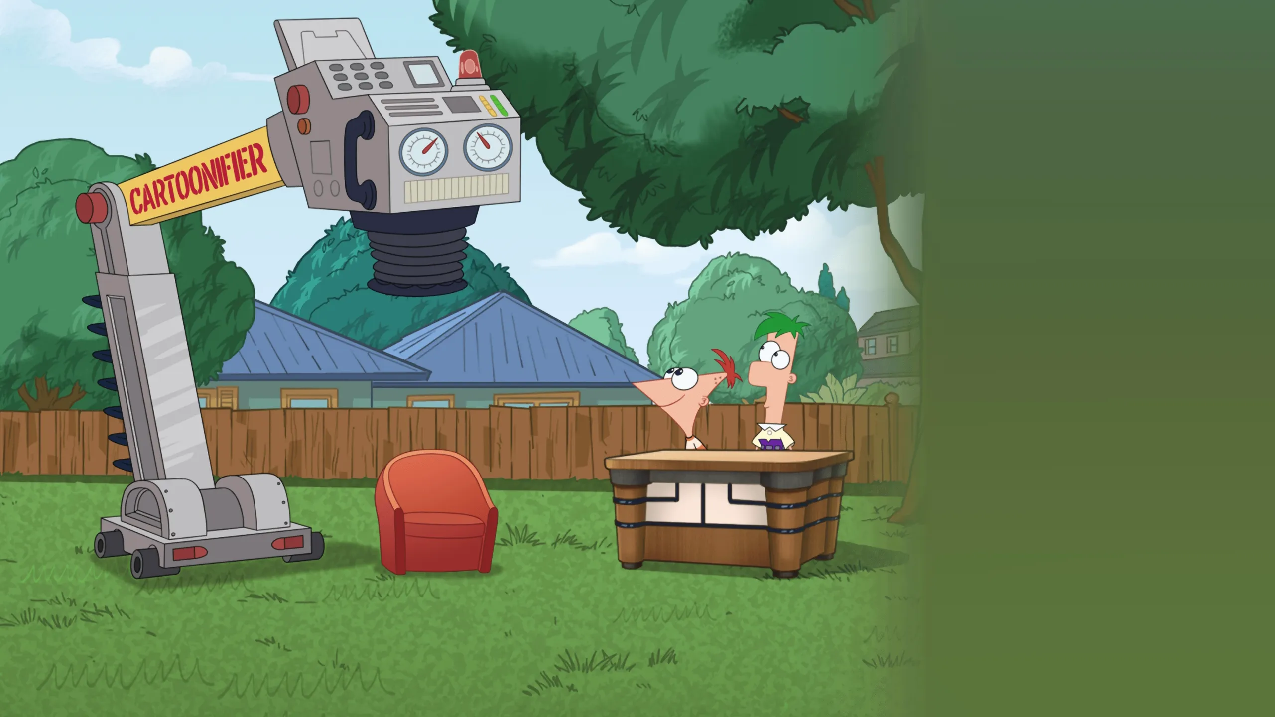 Cartoonified! with Phineas and Ferb