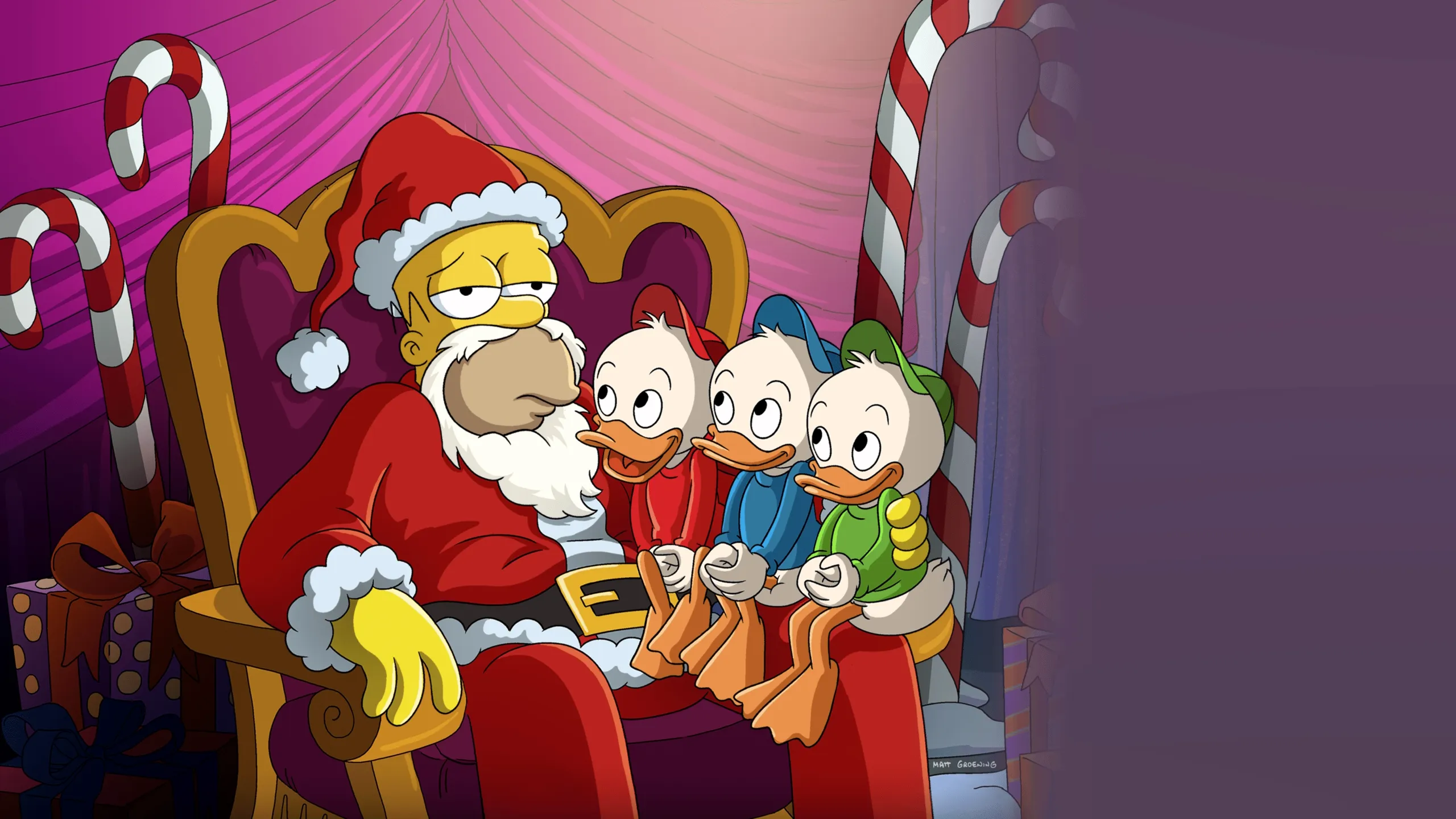 The Simpsons meet the Bocellis in “Feliz Navidad”
