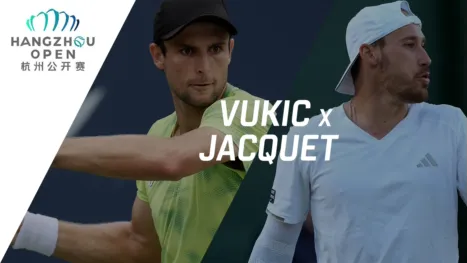 thumbnail - Aleksandar Vukic (AUS) x Kyrian Jacquet (FRA) (Primeira Rodada)