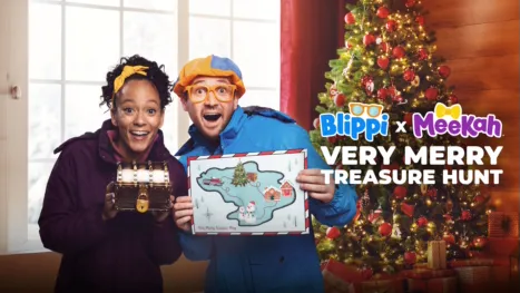 thumbnail - Blippi & Meekah's Very Merry Treasure Hunt