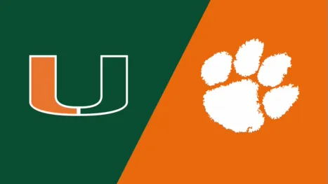 thumbnail - #4 Miami vs. Clemson