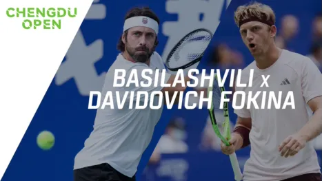 thumbnail - Nikoloz Basilashvili (GEO) x Alejandro Davidovich Fokina (ESP) (Semifinais)