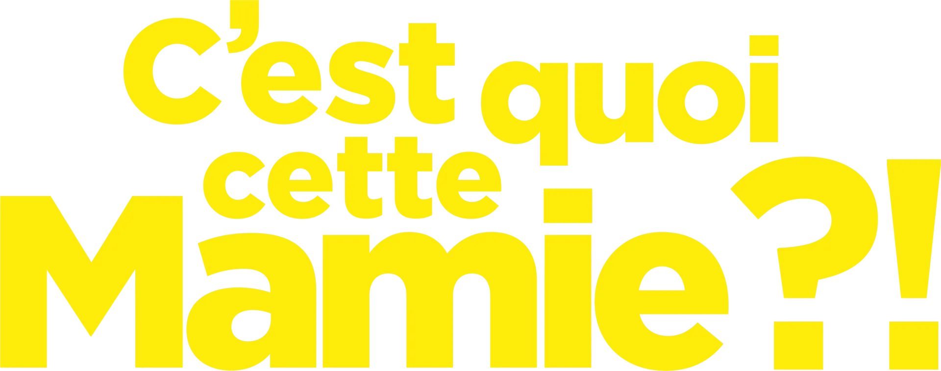 C'est quoi cette mamie ?!