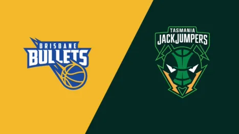 thumbnail - Tasmania JackJumpers vs. Brisbane Bullets (Round 6)