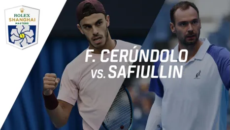 thumbnail - Francisco Cerúndolo (ARG) vs. Roman Safiullin  (RUS) (Segunda Ronda)