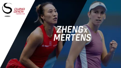 thumbnail - Qinwen Zheng (CHIN) x Elise Mertens (BEL) (Semifinal)