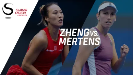 thumbnail - Qinwen Zheng (CHIN) vs. Elise Mertens (BEL) (Semifinal)