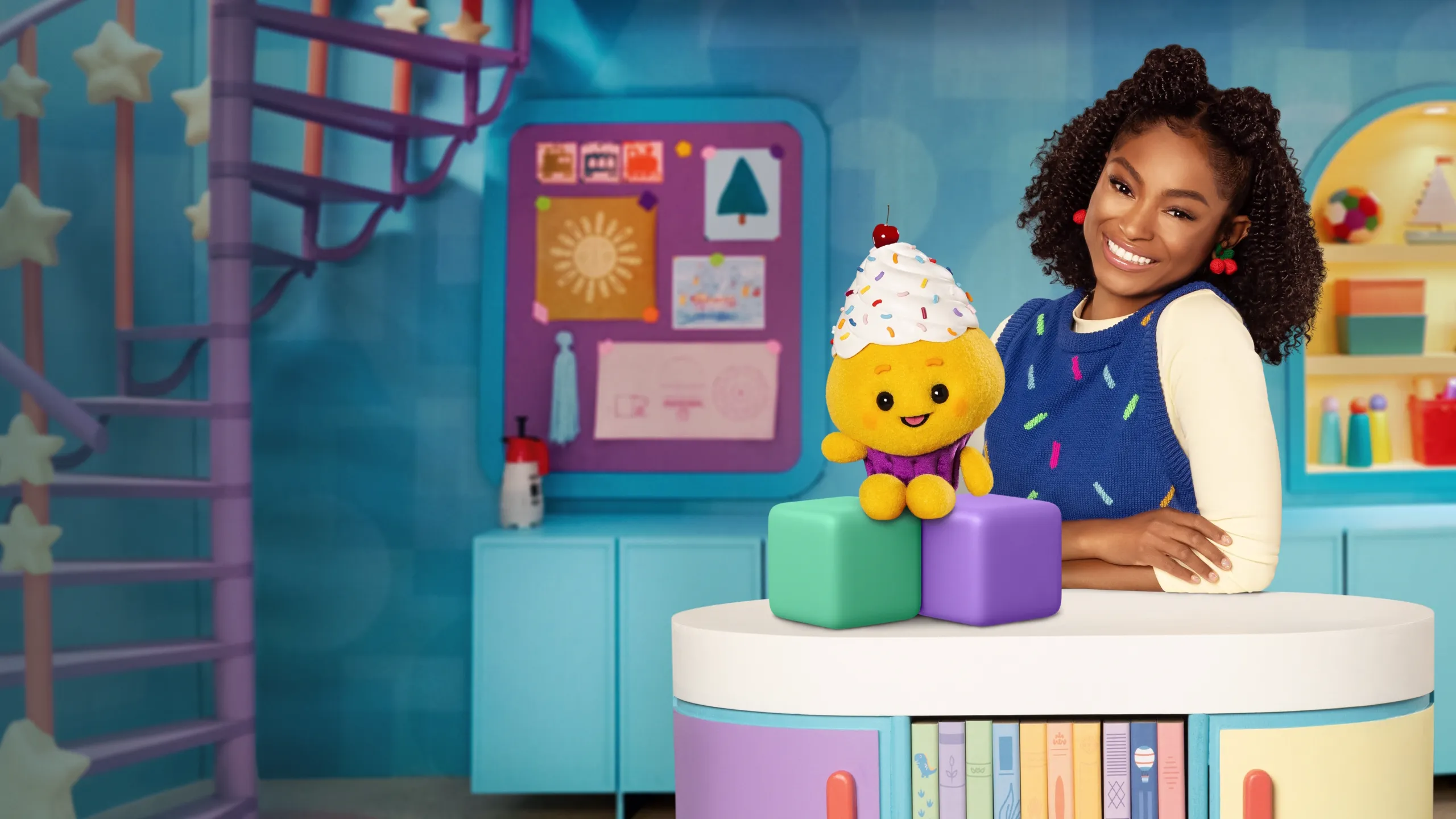 Megan and Cupcake Ready For Preschool