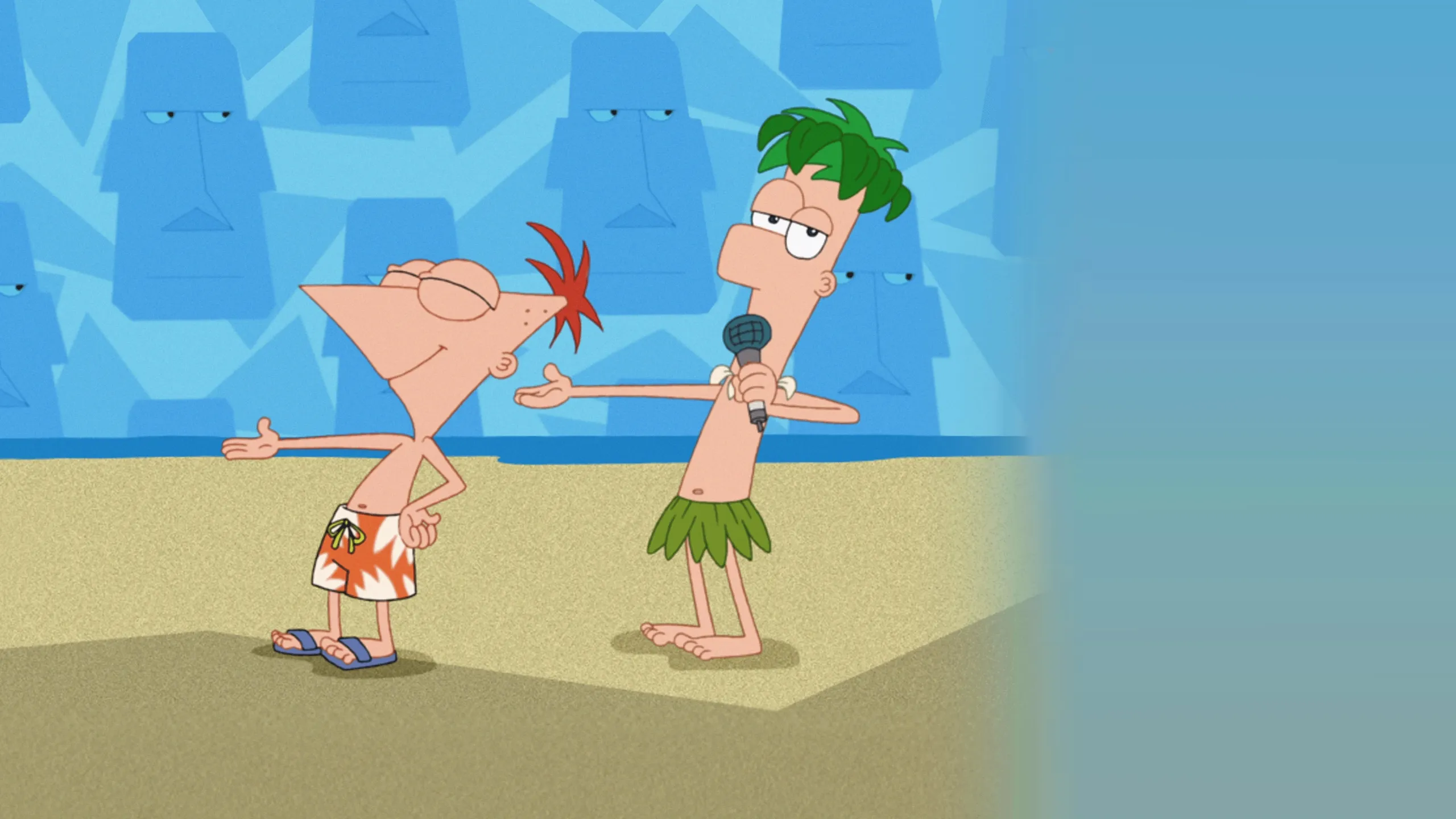 ‪"Backyard Beach" (Sing-Along) | Phineas and Ferb Music Video‬