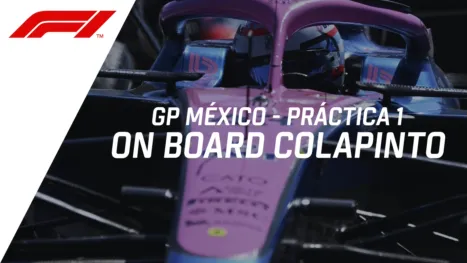 thumbnail - F1 GP México, práctica libre #1 | On Board Colapinto