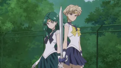 thumbnail - S3:E31 (Dub) Act.30 Infinity 4 Haruka & Michiru - Sailor Uranus & Sailor Neptune -