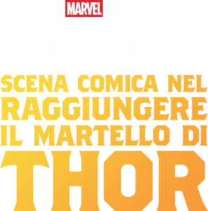 Scena comica nel raggiungere il Martello di Thor