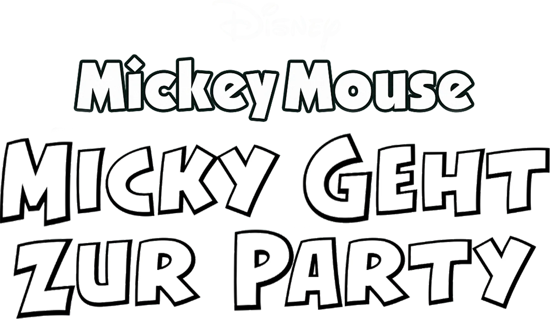 Micky geht zur party