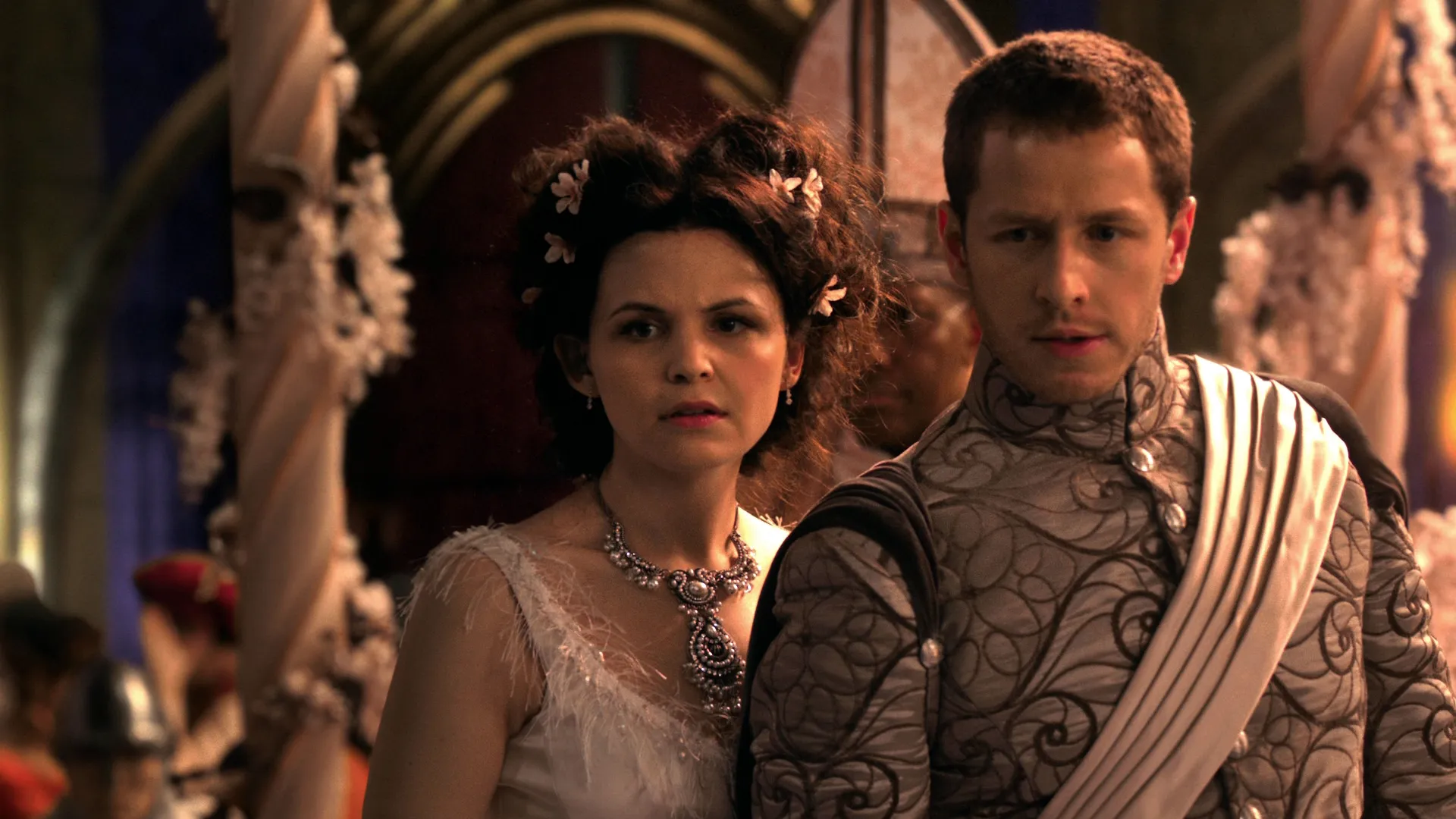 Snow White, played by Ginnifer Goodwin, and Prince Charming, played by Josh Dallas in Once Upon a Time