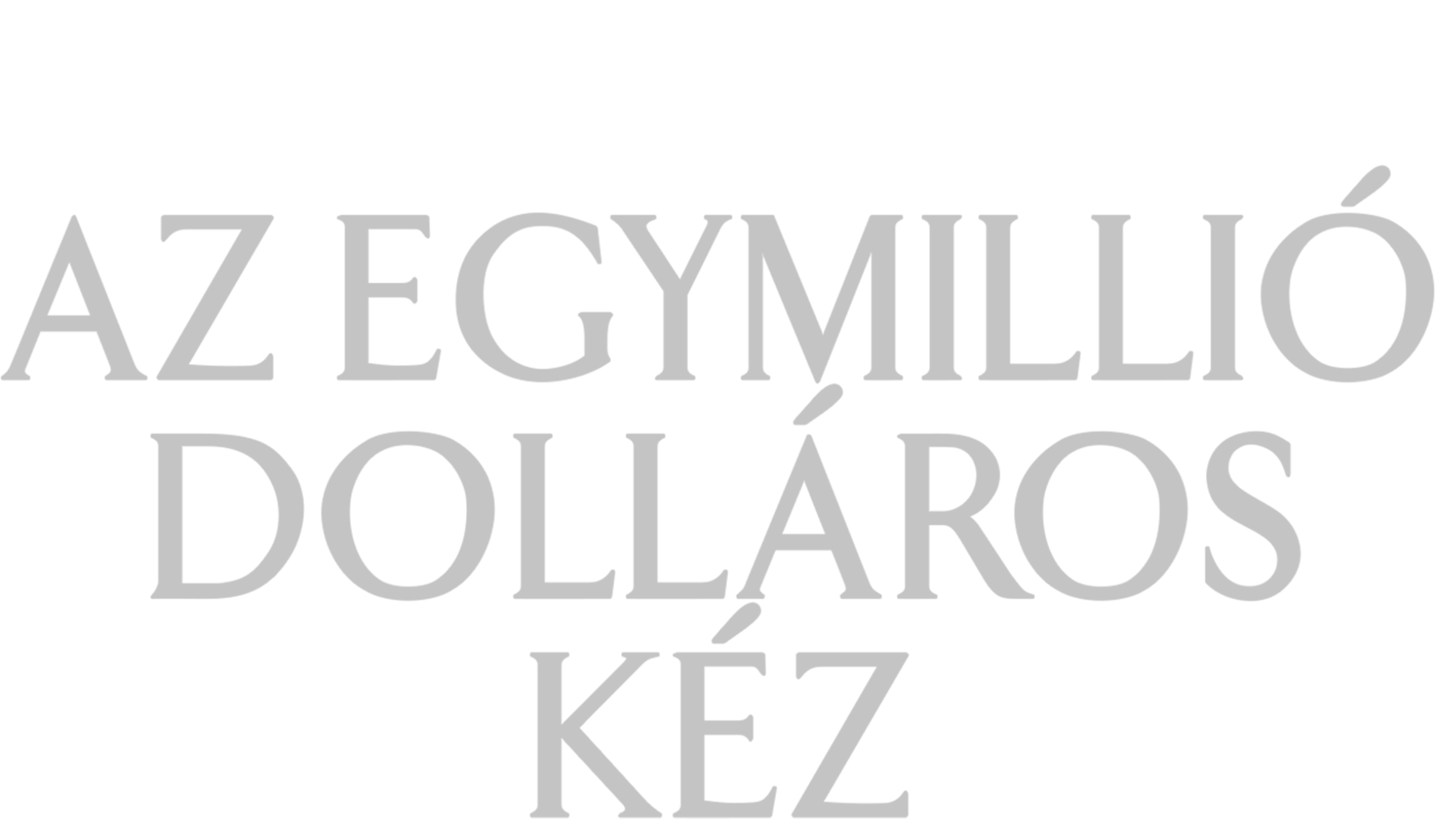 Az egymillió dolláros kéz