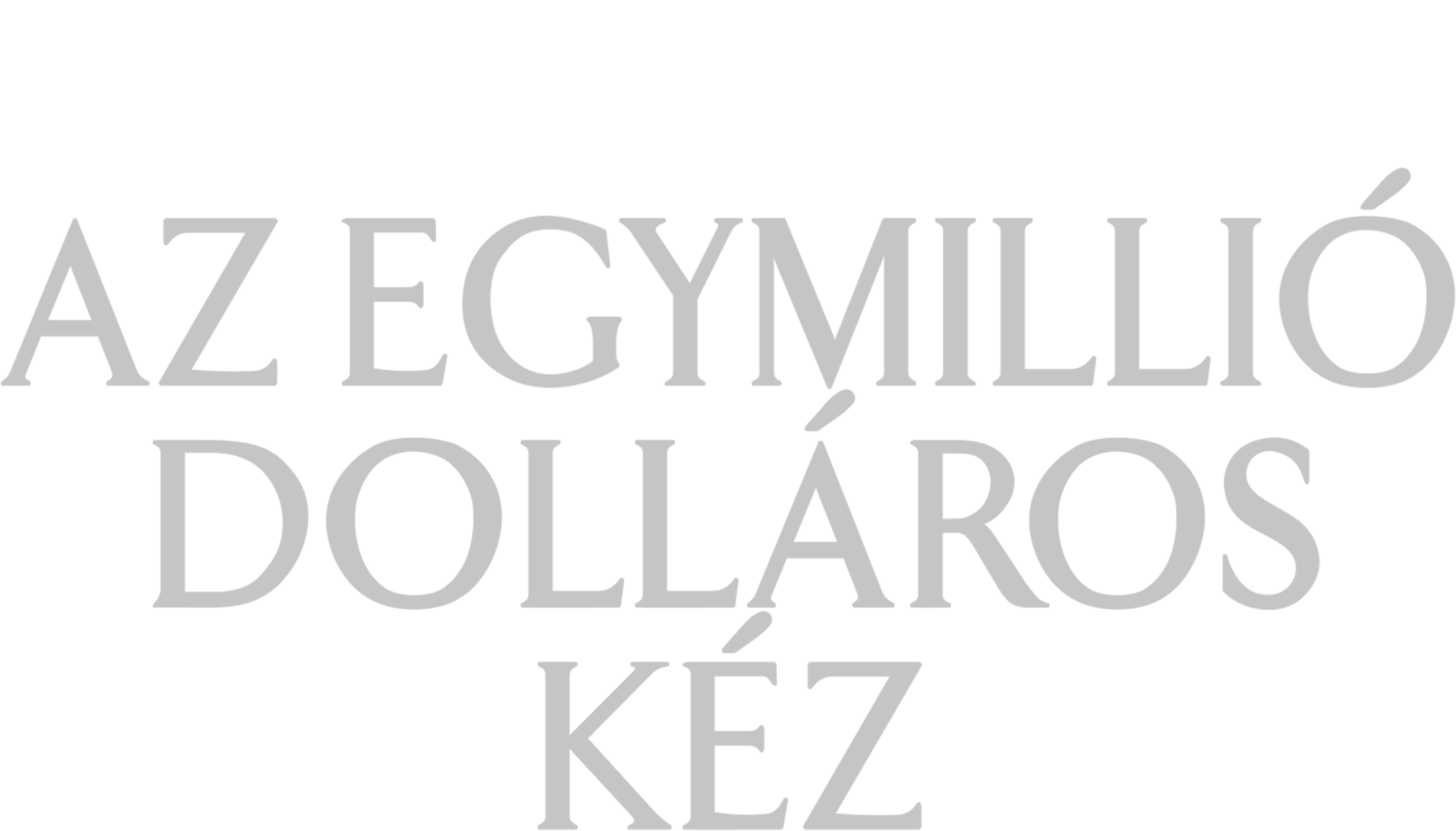 Az egymillió dolláros kéz