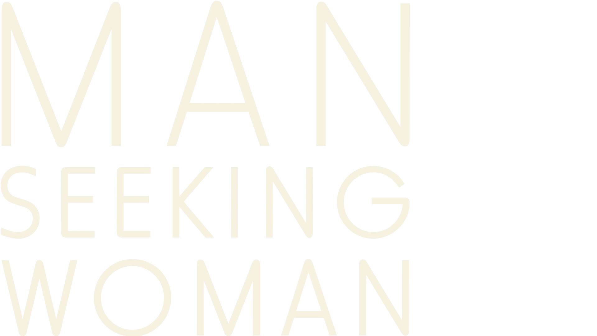 Man Seeking Woman