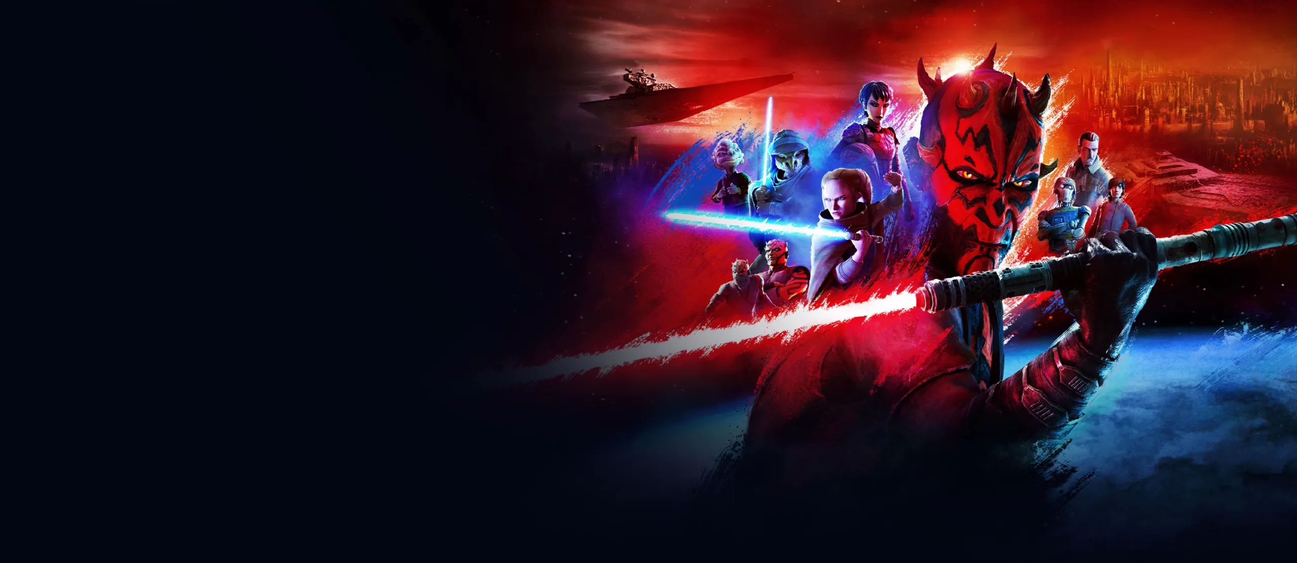 Background Image Slider - Star Wars: Maul - Shadow Lord: Season 1 -  Desktop