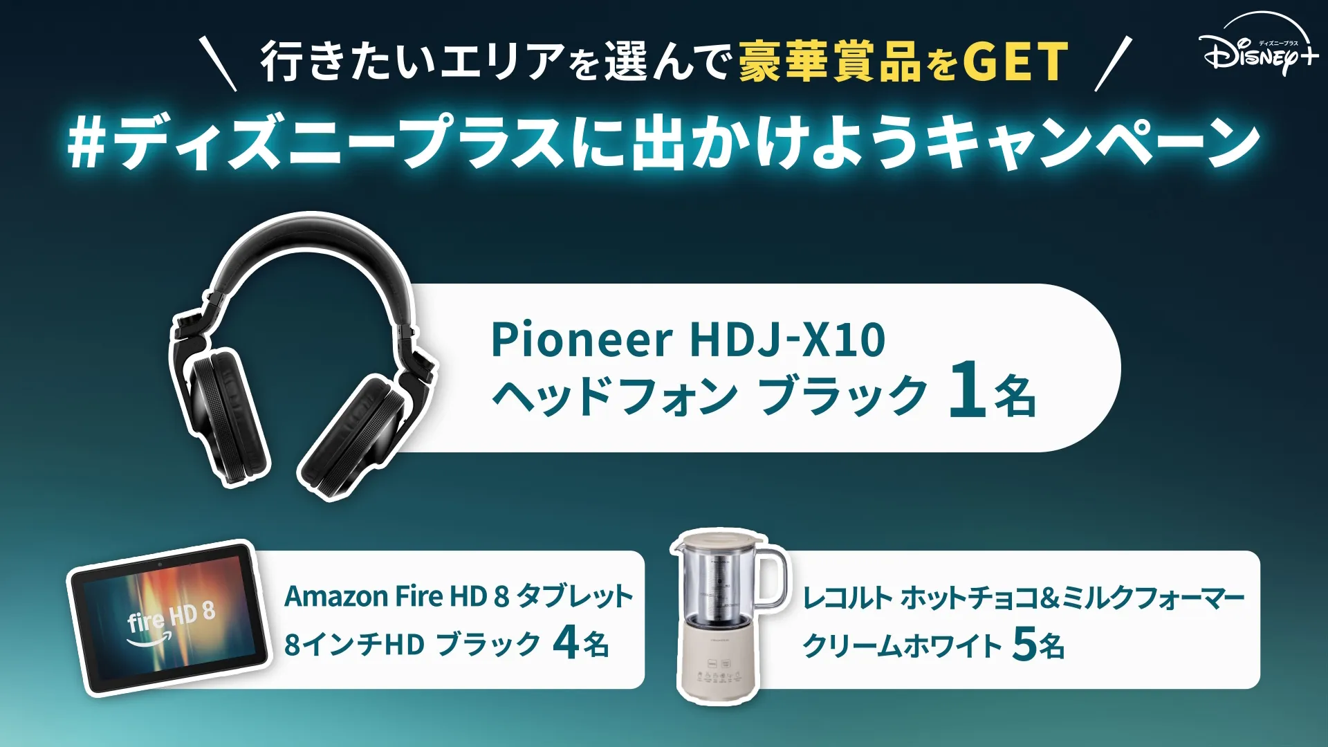 ディズニープラスに出かけようキャンペーン賞品
