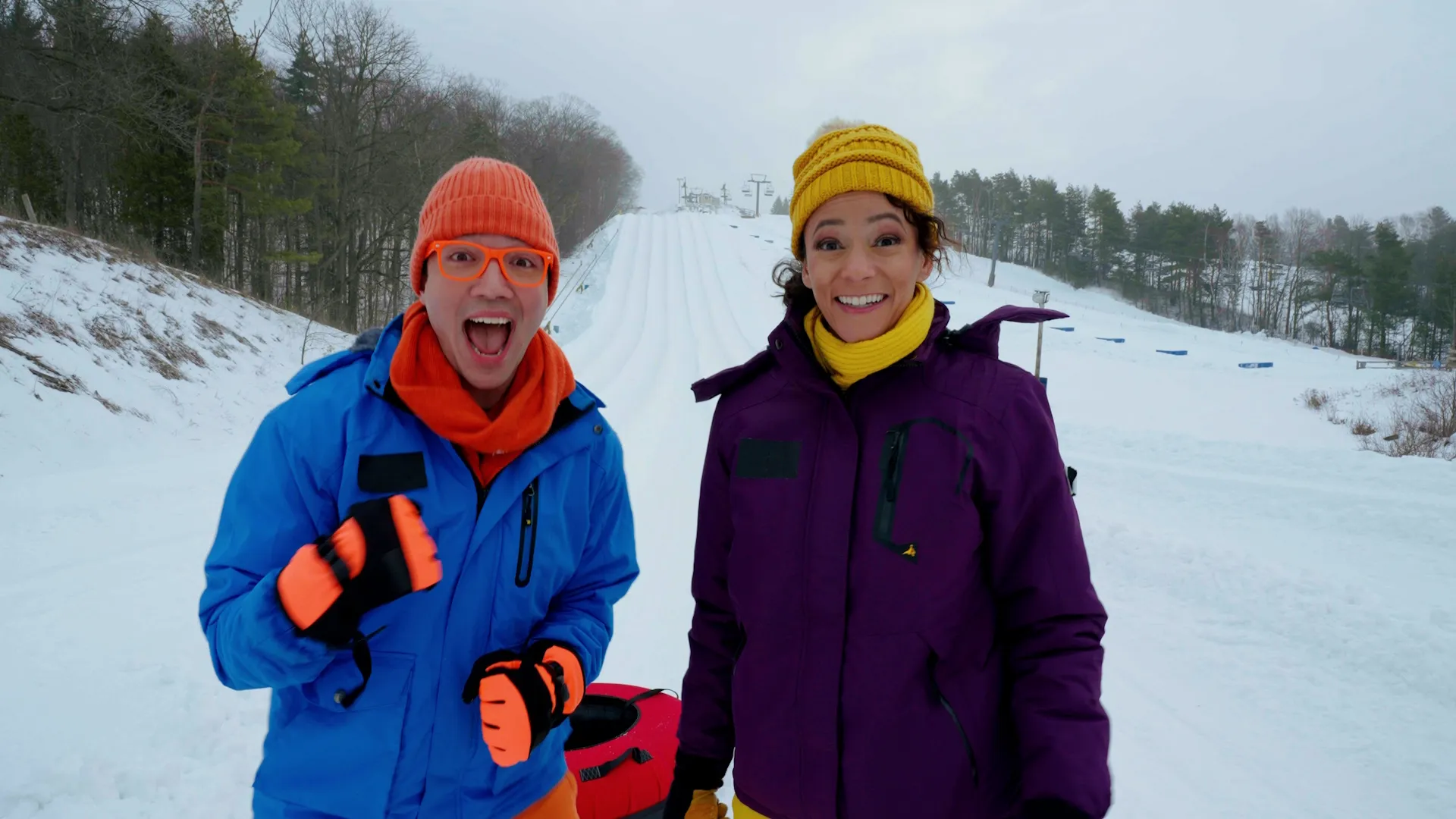 thumbnail - S3:E22 Blippi and Meekah's Snow Vehicle Adventure!