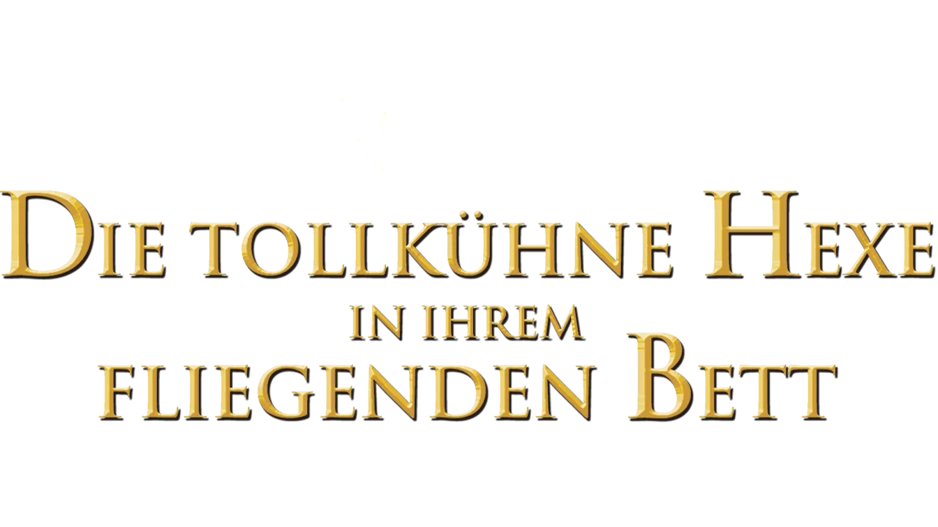 Die tollkühne Hexe in ihrem fliegenden Bett