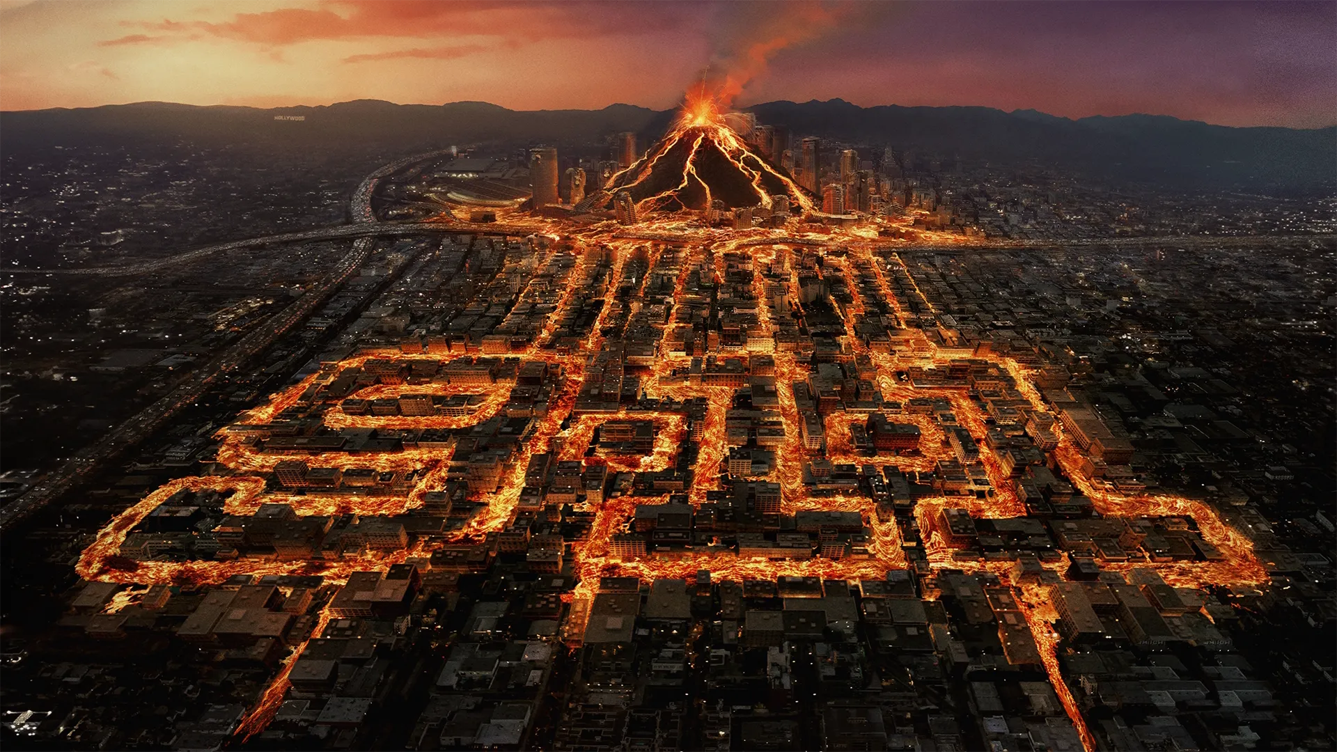 A volcanic eruption sends lava flowing through Los Angeles in 9-1-1