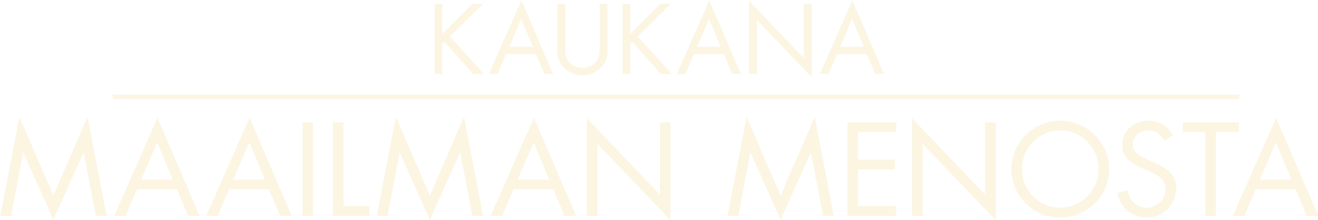Kaukana maailman menosta