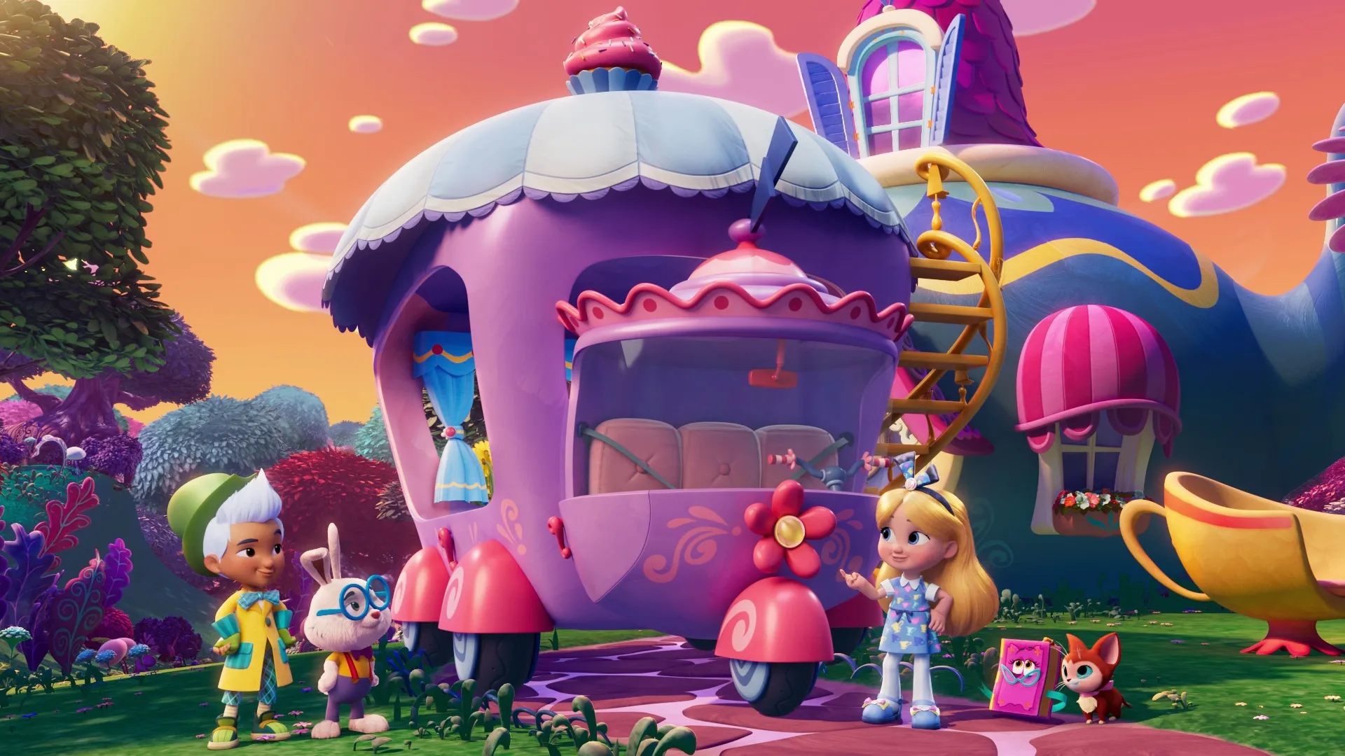 thumbnail - S2:E6 Alice's Tea Party To-Go-Cart / Croquet Away