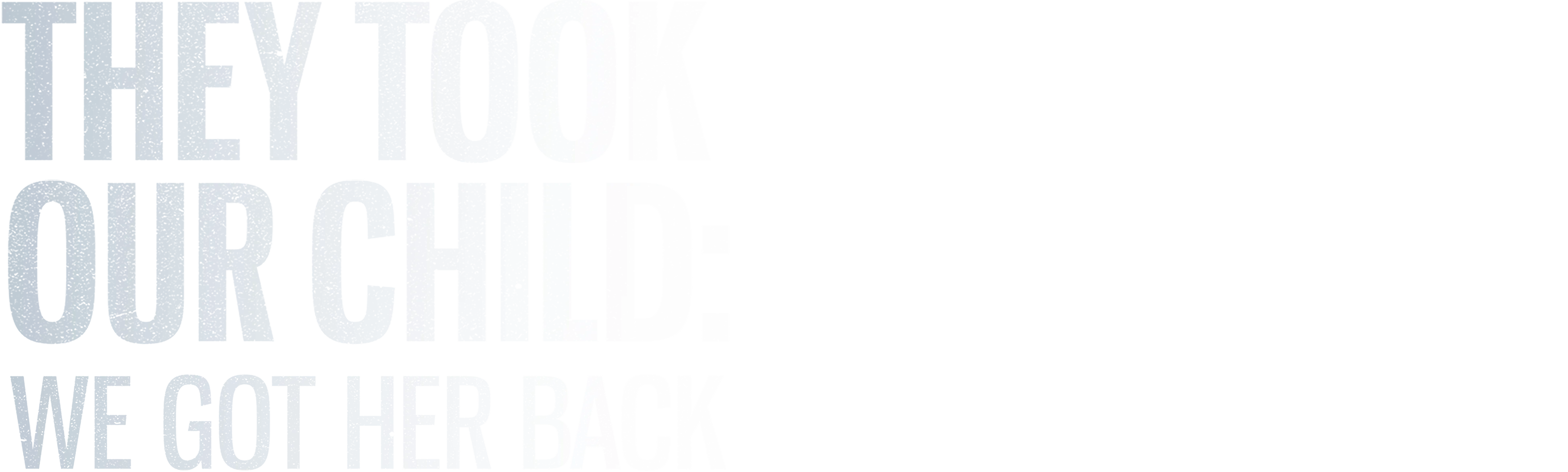 They Took Our Child: We Got Her Back