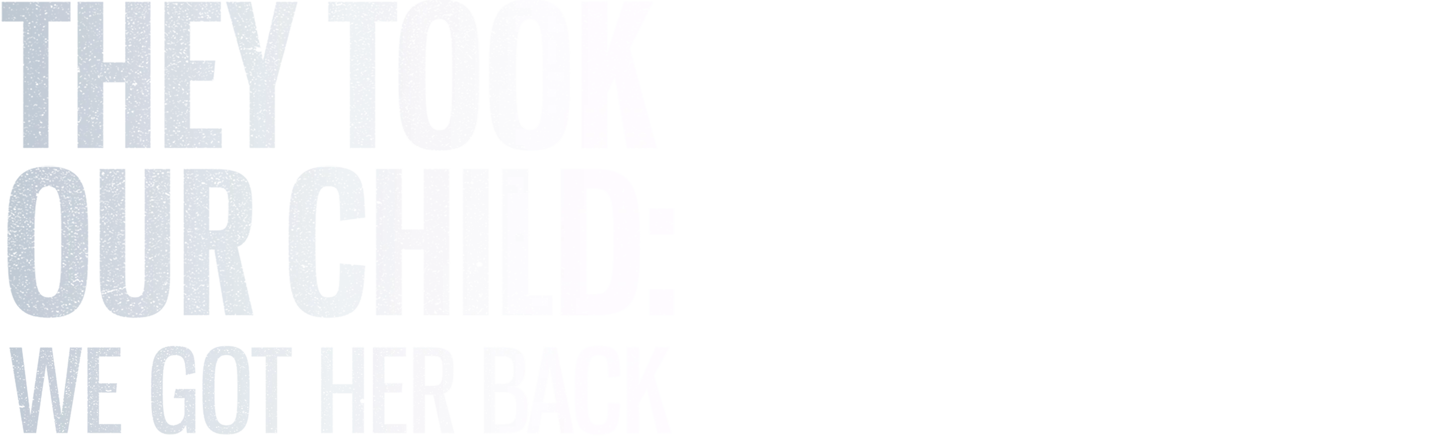 They Took Our Child: We Got Her Back