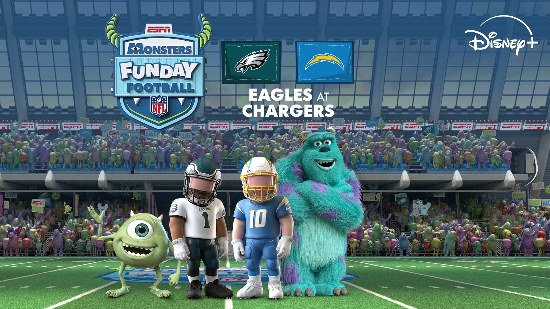 Monsters Funday Football 2025 key art